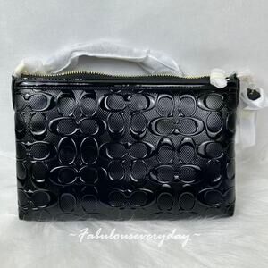 Coach Legacy Small Signature Leather Crossbody Bag Black CCD41 NWT